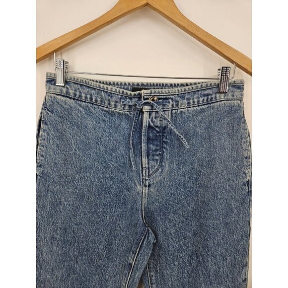 New RtA Matisse Straight Leg Jeans Womens XS Blue Cropped High Waist - Picture 4 of 10